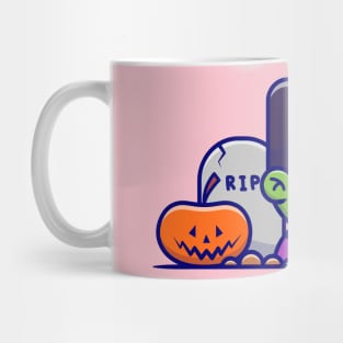 Cute Frankenstein rise from the grave Cartoon Mug